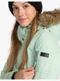 8 Womens Meade Technical Snow Jacket Green ERJTJ03424 Roxy