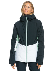 6 Peakside - Technical Snow Jacket for Women Black ERJTJ03425 Roxy