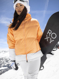 1 Chloe Kim Puffy - Veste de snow technique pour Femme Orange ERJTJ03427 Roxy