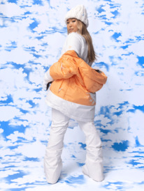 6 Chloe Kim Puffy - Veste de snow technique pour Femme Orange ERJTJ03427 Roxy
