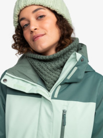 2 Roxy Jetty Block - Technical Snow Jacket for Women Blue ERJTJ03434 Roxy