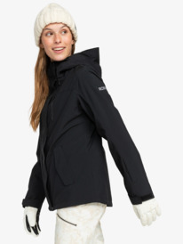 1 Roxy Jetty 3-in-1 Technical Snow Jacket Black ERJTJ03446 Roxy