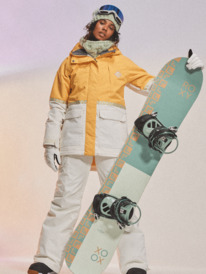 7 Ritual - Veste de snow technique pour Femme Jaune ERJTJ03447 Roxy