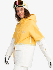 10 Ritual - Veste de snow technique pour Femme Jaune ERJTJ03447 Roxy