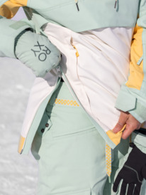 2 Shelter - Technical Snow Jacket for Women Green ERJTJ03452 Roxy