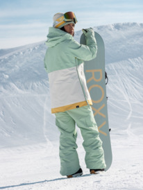 3 Shelter - Technical Snow Jacket for Women Green ERJTJ03452 Roxy