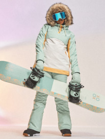 9 Shelter - Technical Snow Jacket for Women Green ERJTJ03452 Roxy