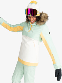 12 Shelter - Technical Snow Jacket for Women Green ERJTJ03452 Roxy