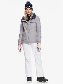 roxy, Backyard - Pantalon de snow pour Femme, BRIGHT WHITE (wbb0) Backyard - Snow Pants for Women ERJTP03091