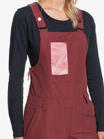 5 Rideout 2021 - Pantalón de peto para nieve para Mujer Rojo ERJTP03116 Roxy