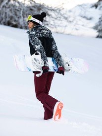 roxy, Женские сноубордические штаны Creek, OXBLOOD RED (rre0) Creek 2022 - Shell Snow Pants for Women ERJTP03123