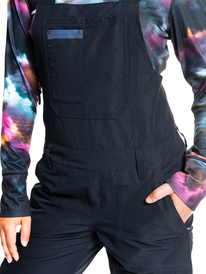6 Rideout Insulated Snow Bib Pants Black ERJTP03153 Roxy