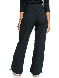 roxy, Woodrose 2022 - Calças para a neve com isolamento térmico para Mulher, TRUE BLACK (kvj0) Woodrose 2022 - Insulated Snow Pants for Women ERJTP03192