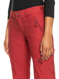 3 Cabin Slim Fit Snow Pants Red ERJTP03193 Roxy