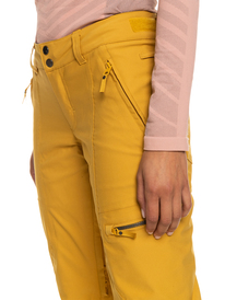 2 Cabin Slim Fit Snow Pants Yellow ERJTP03193 Roxy