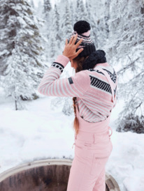 1 Summit Snow Bib Pants Pink ERJTP03199 Roxy
