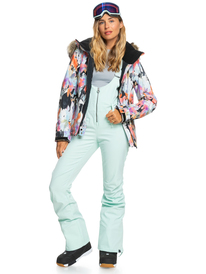 5 Summit Snow Bib Pants Blue ERJTP03199 Roxy