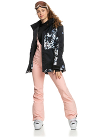 10 Summit Snow Bib Pants Pink ERJTP03199 Roxy