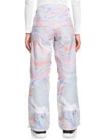 10 Chloe Kim 2022 - Pantalon de snow isolant pour Femme Gris ERJTP03201 Roxy