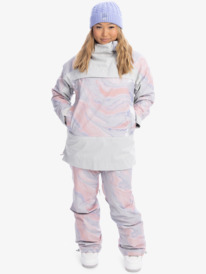 9 Chloe Kim 2022 - Pantalon de snow isolant pour Femme Gris ERJTP03201 Roxy