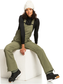 5 Rideout Insulated Snow Bib Pants Beige ERJTP03203 Roxy