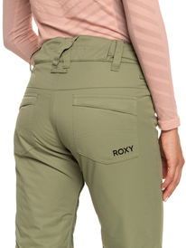 7 Backyard - Isolierte Schneehose für Frauen Beige ERJTP03211 Roxy