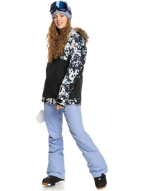 8 Nadia 2022 - Isolierte Schneehose für Frauen Violett ERJTP03212 Roxy