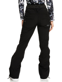 roxy, Rising High 2022 - Calças para a neve com isolamento térmico para Mulher, TRUE BLACK (kvj0) Rising High 2022 - Insulated Snow Pants for Women ERJTP03213
