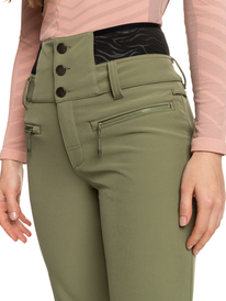 2 Rising High - Pantalon de snow isolant pour Femme Beige ERJTP03213 Roxy