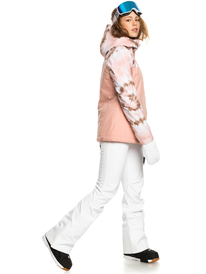 4 Rising High Technical Snow Pants White ERJTP03218 Roxy