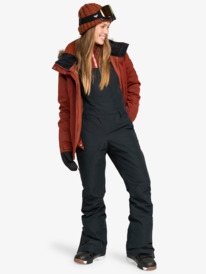 7 Womens Rideout Technical Snow Bib Pants Black ERJTP03224 Roxy