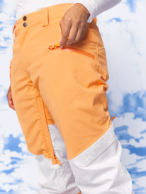 9 Womens Chloe Kim Woodrose Technical Snow Pants Orange ERJTP03260 Roxy