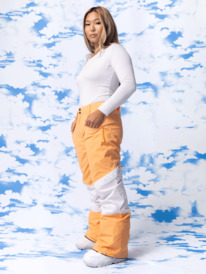 6 Womens Chloe Kim Woodrose Technical Snow Pants Orange ERJTP03260 Roxy