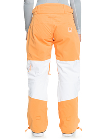 14 Womens Chloe Kim Woodrose Technical Snow Pants Orange ERJTP03260 Roxy