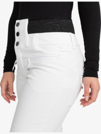 7 Rising High Skinny - Technical Snow Pants for Women White ERJTP03285 Roxy