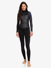 Roxy 1mm Satin Bikini Long Sleeve Front Zip Springsuit f/ür Frauen ERJW403011