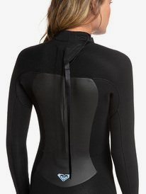 6 Womens 4/3mm Prologue Back Zip Wetsuit Black ERJW103072 Roxy
