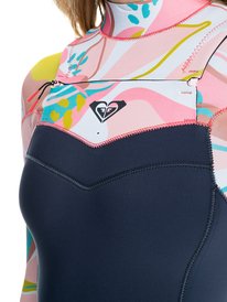 2 Womens 3/2mm Syncro Chest Zip Wetsuit Grey ERJW103088 Roxy