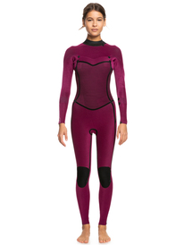 9 3/2mm ROXY Rise Collection Back Zip Wetsuit Blue ERJW103089 Roxy