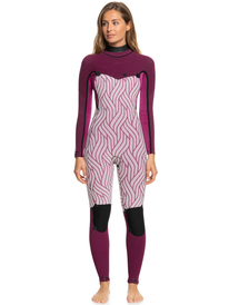 11 4/3mm Elite - Chest Zip Wetsuit for Women Black ERJW103115 Roxy