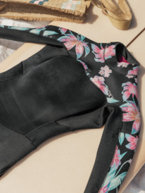 3 3/2mm Swell Series Back Zip Wetsuit Black ERJW103121 Roxy