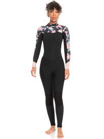 6 3/2mm Swell Series Back Zip Wetsuit Black ERJW103121 Roxy