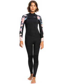 5 3/2mm Swell Series - Combinaison de surf zip poitrine pour Femme Noir ERJW103122 Roxy
