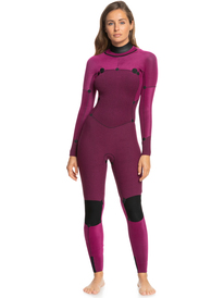 10 3/2mm Swell Series Chest Zip Wetsuit Black ERJW103123 Roxy