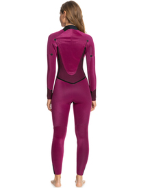 10 Womens 4/3mm Swell Series Back Zip Wetsuit Multicolor ERJW103124 Roxy