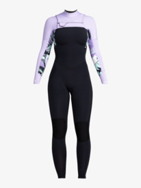 5 4/3mm Swell Series - Combinaison de surf zip poitrine pour Femme Noir ERJW103125 Roxy