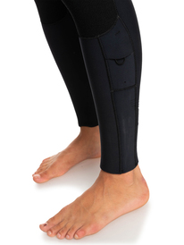 12 4/3mm Swell Series - Combinaison de surf zip poitrine pour Femme Noir ERJW103125 Roxy
