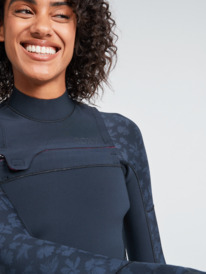 3 5/4/3mm Swell Series - Chest Zip Wetsuit for Women Black ERJW103128 Roxy