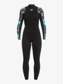 21 3/2mm Elite Chest Zip Wetsuit Black ERJW103135 Roxy
