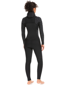 9 5/4/3mm Swell Series - Hooded Chest Zip Wetsuit for Women Black ERJW203012 Roxy